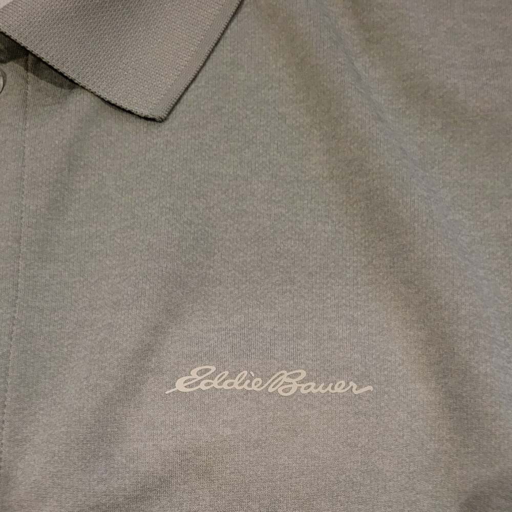 Eddie Bauer Men's Resolution Short Sleeve Polo Gray Size 3XL,NWT - Picture 3 of 6